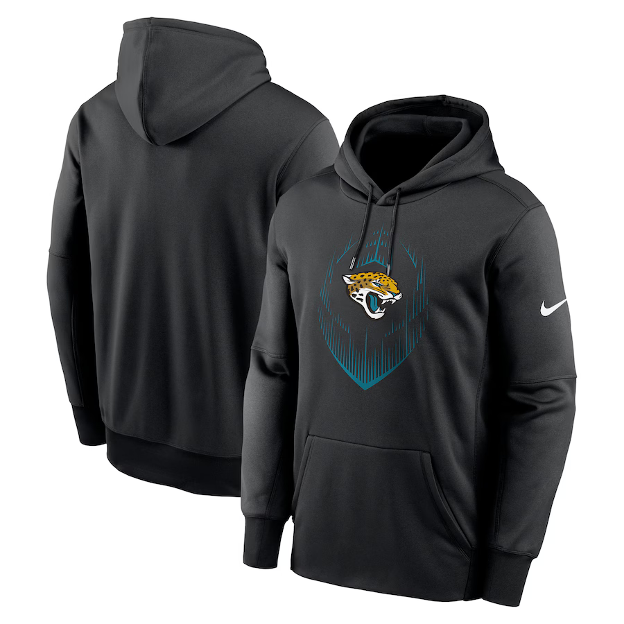 Men Jacksonville Jaguars black style #4 2024 Nike NFL Hoodie